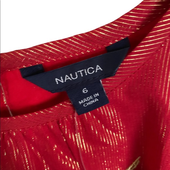 Girls size 6 nautica shirt NWT - Picture 3 of 4